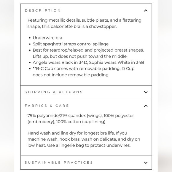 Firefly Balconette Push-Up Bra - Picture 5 of 6